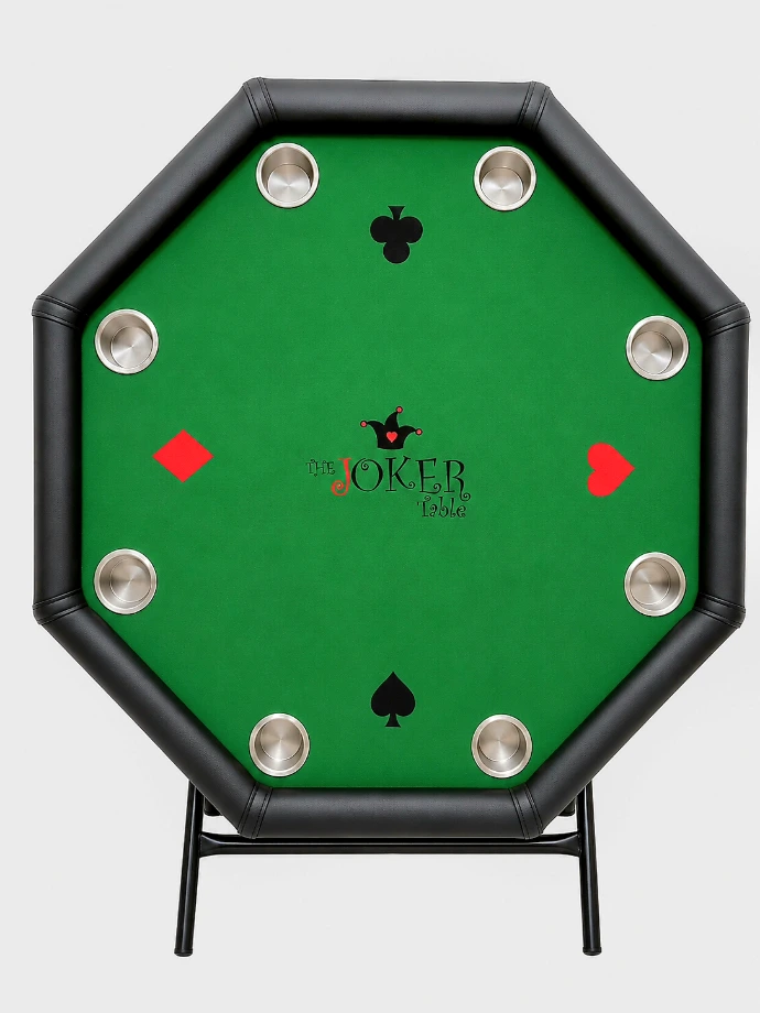 Octagon game table With 8 cups holders