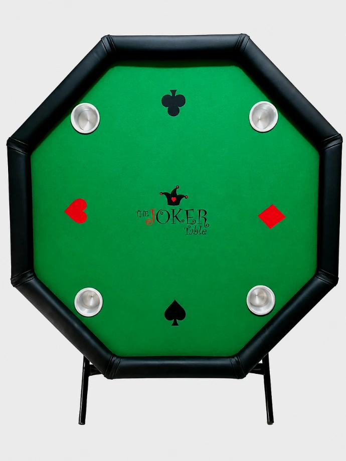Octagon game table With 4 cups holders